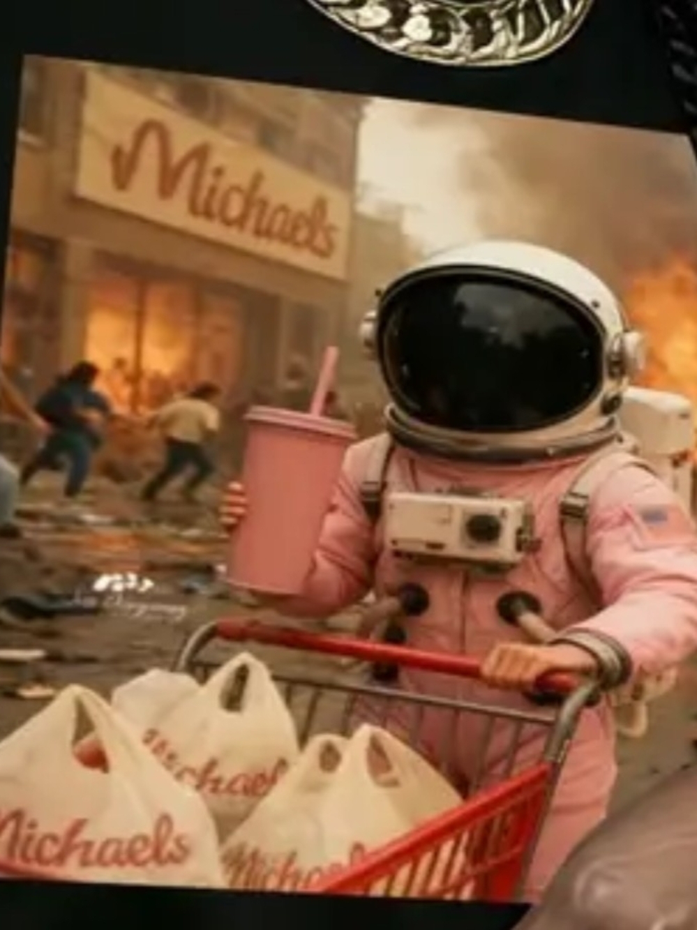 Astronaut Barbie Gets Crafty At Michaels
